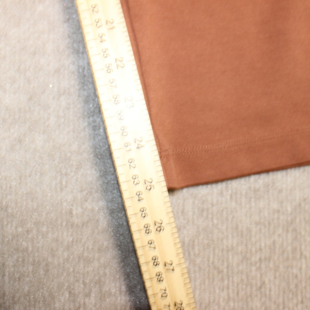 Dear Scarlett Rust Orange Pull On Straight Leg Pants Plus Size 1X Clay Stretch - Picture 2 of 6